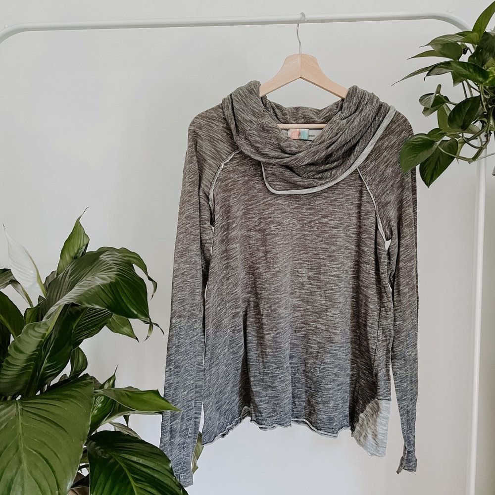 Free People Beach Cocoon Cowl Neck Pullover